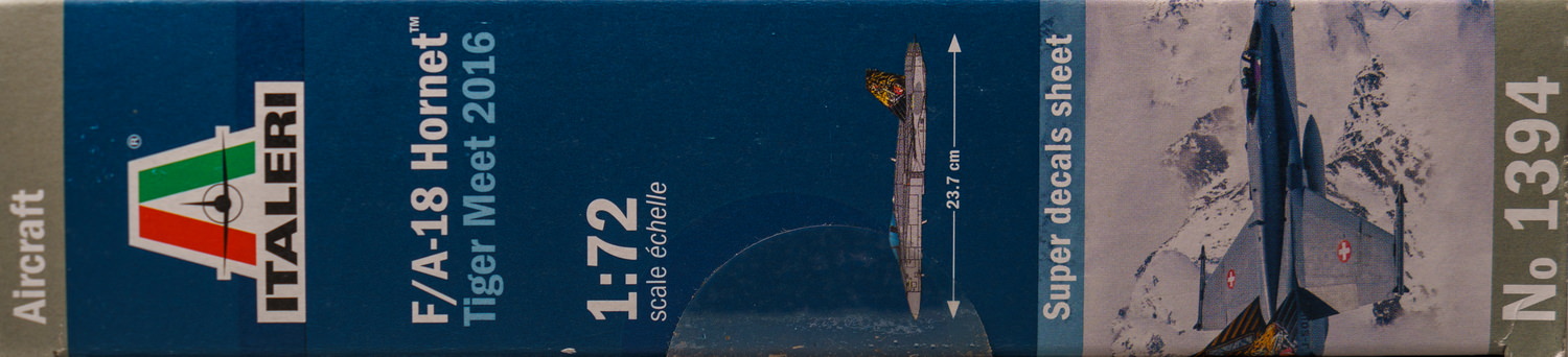 【板件评测】意大利 1/72 F/A-18 大黄蜂 Hornet 老虎会 Tiger Meet 2016 Italeri 1394