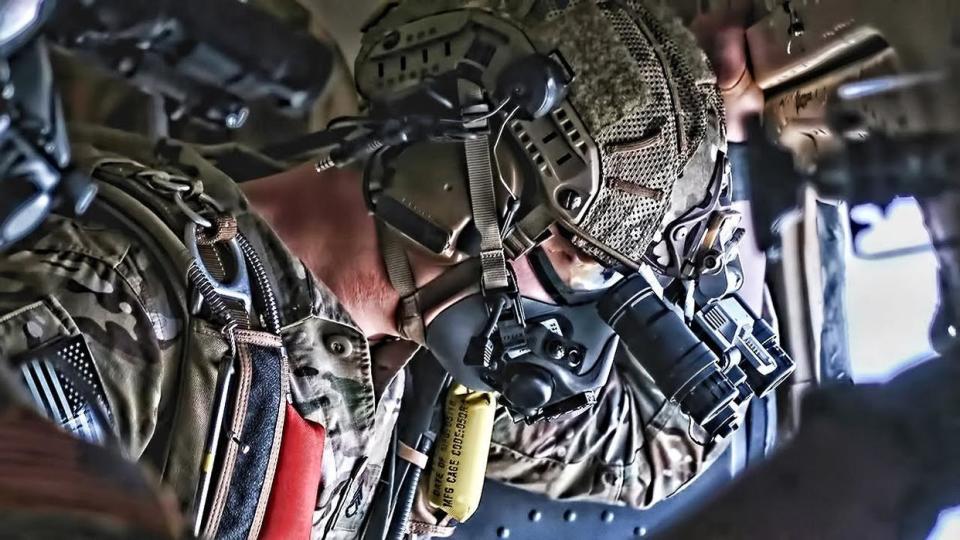 美军高空低开伞 用于特种部队秘密渗透