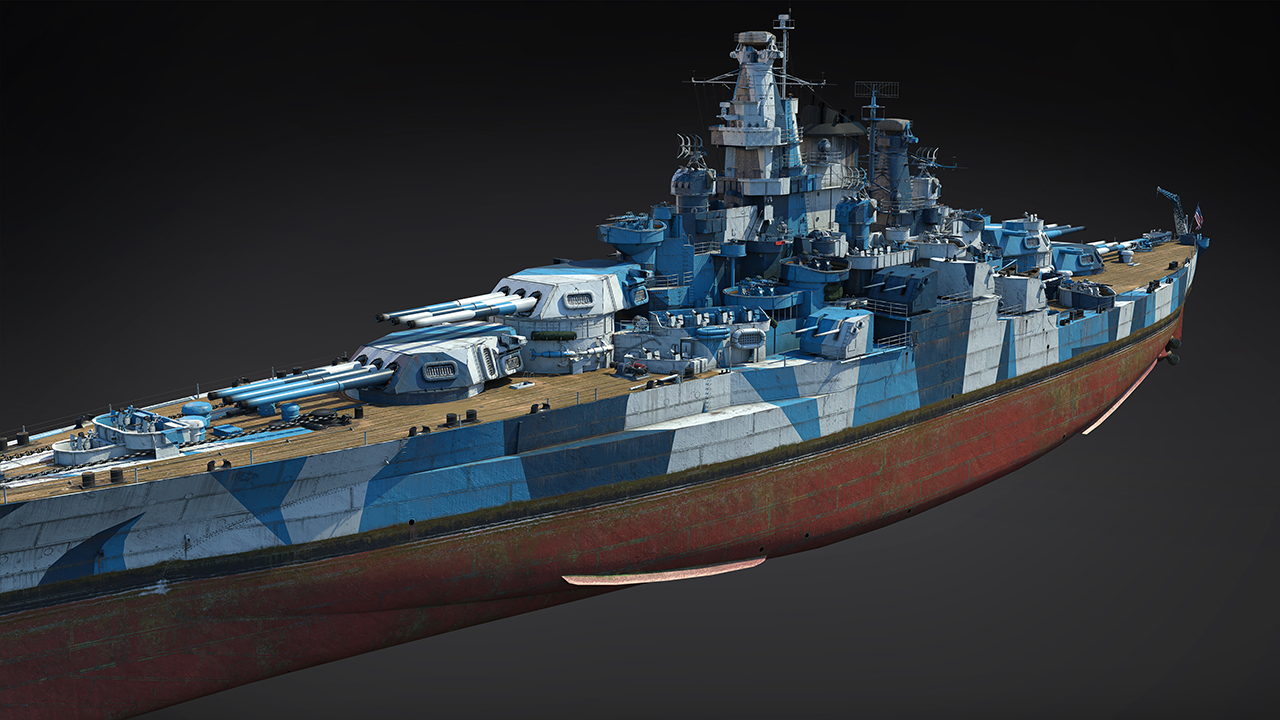 田纳西号战列舰 (BB-43):重炮甜心