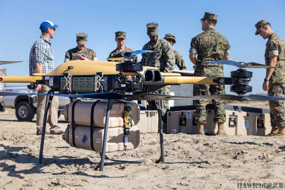 美国海军陆战队试用TRV150货运无人机