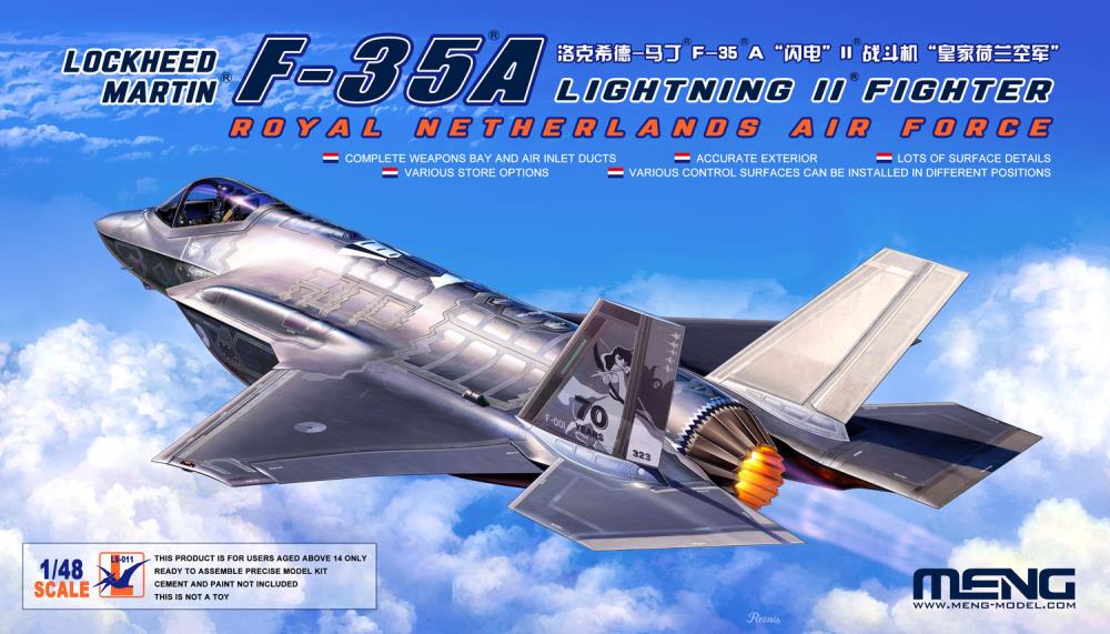 洛克希德-马丁F-35A“闪电”II战斗机“皇家荷兰空军”