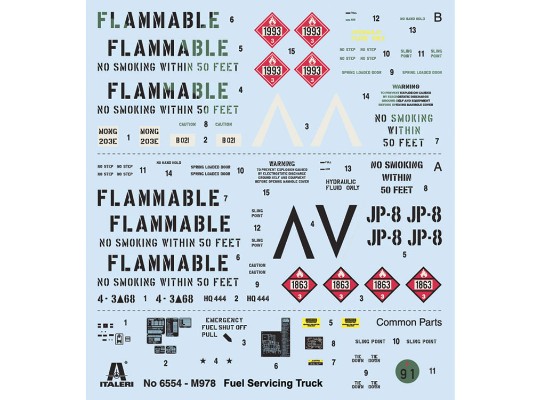 38554 6554 1/35 M978 燃料补给车