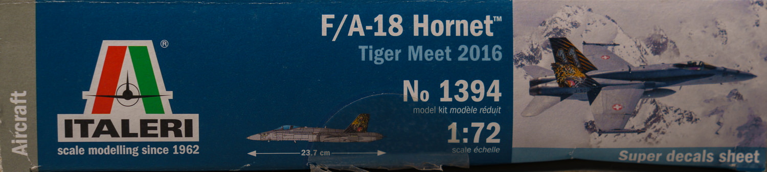 【板件评测】意大利 1/72 F/A-18 大黄蜂 Hornet 老虎会 Tiger Meet 2016 Italeri 1394