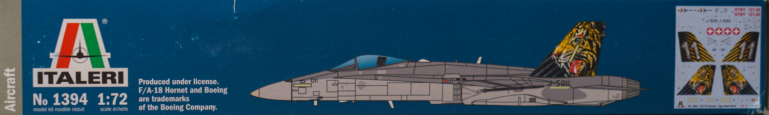 【板件评测】意大利 1/72 F/A-18 大黄蜂 Hornet 老虎会 Tiger Meet 2016 Italeri 1394