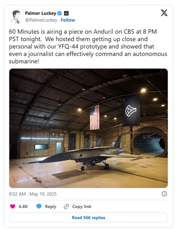 美军 “忠诚僚机首秀:有人