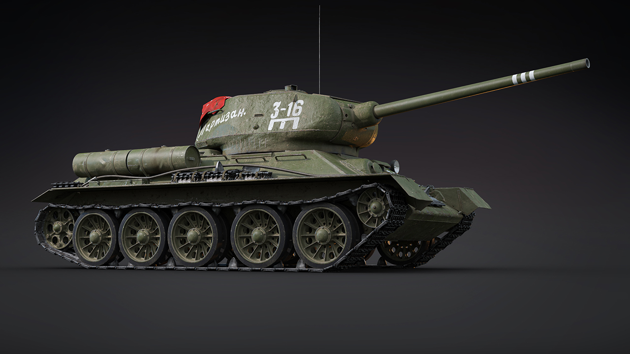 胜利传奇：T-34-85“游击队员”号车登场！