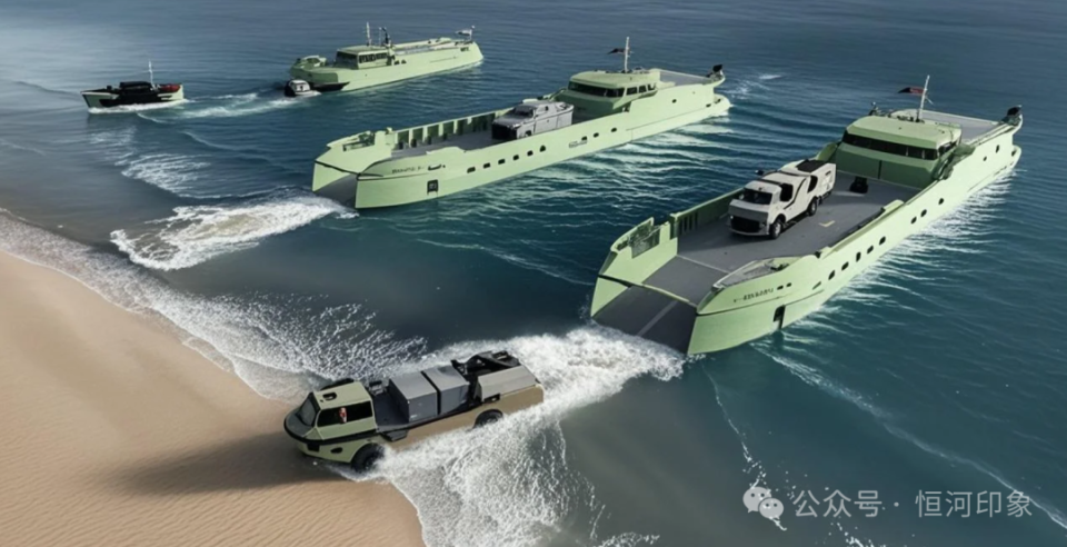 美军陆战队装备新 “海上快递车”登陆艇