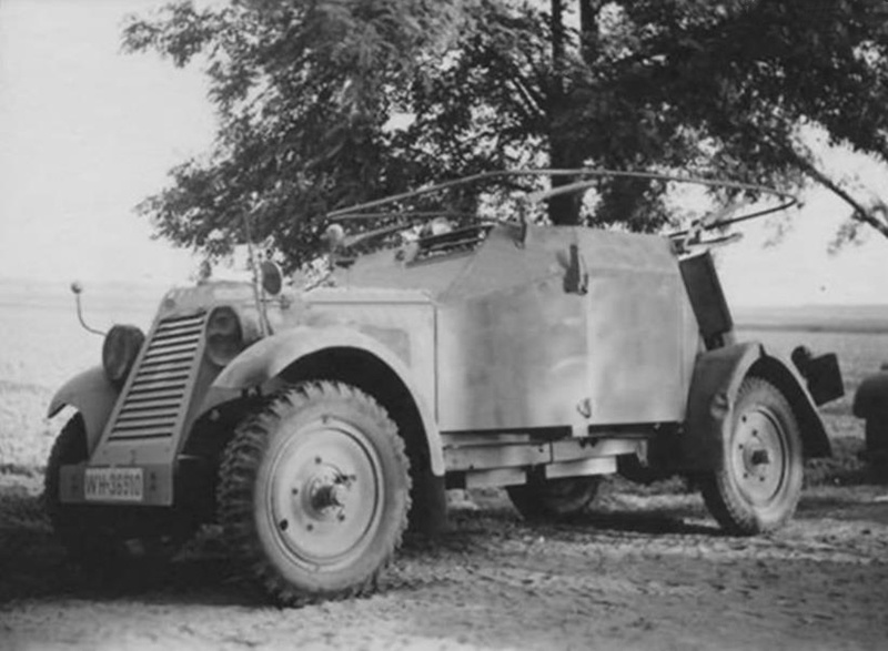 被迫上战场的训练车—德国Kfz.13/14