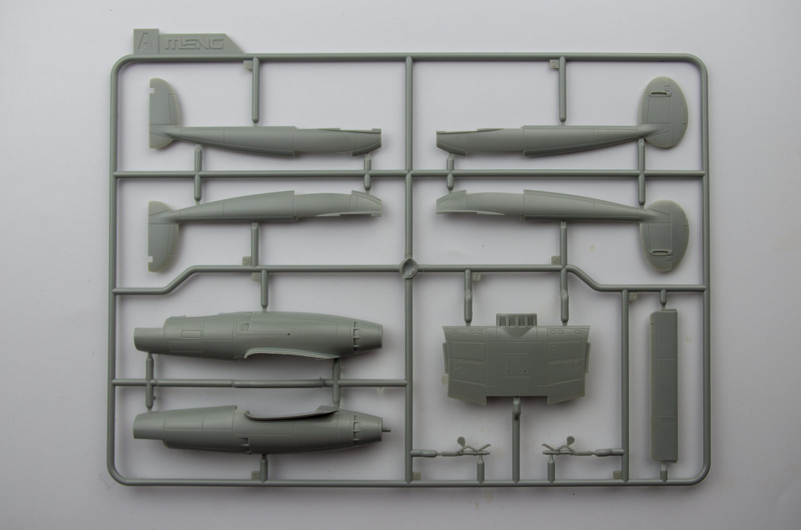 【板件评测】MENG 日本陆军 Ki-98 Mansyu 满飞 战斗机 DS-002 1/72 拼装飞机模型