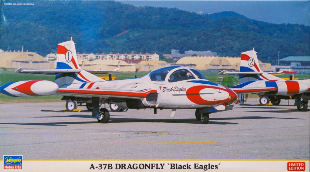 【板件评测】长谷川 02072 A-37B Dragonfly &#8216;Black Eagles&#8217; 韩国空军黑鹰特技 “蜻蜒”攻击机
