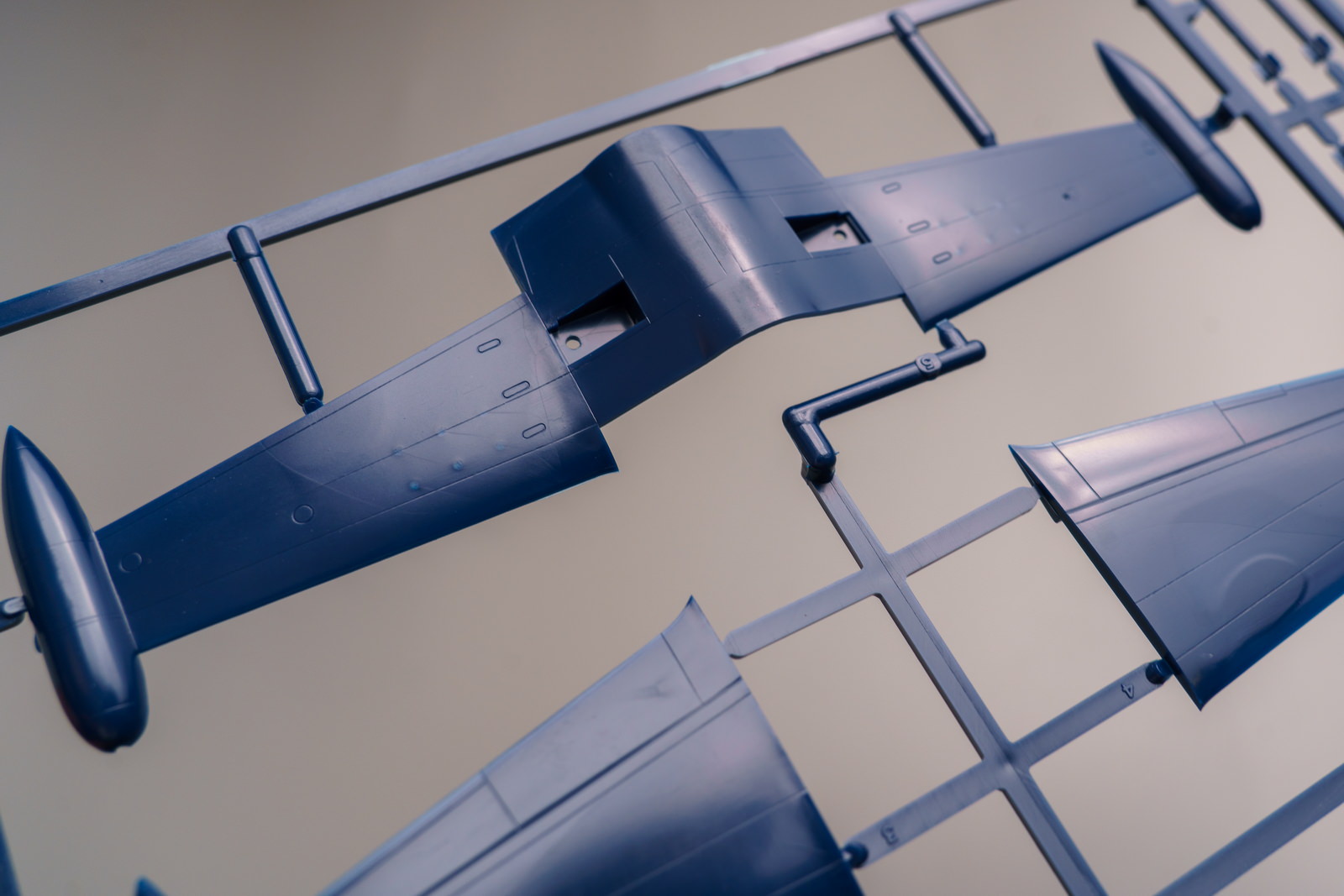 【板件评测】长谷川 JS-138 F9F-2 Panther 美国黑豹战斗机 1/72 HASEGAWA B22 拼装飞机模型