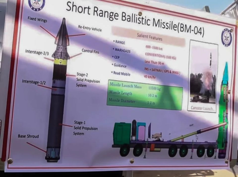 印度展示两种高超音速弹道导弹 但外形奇葩