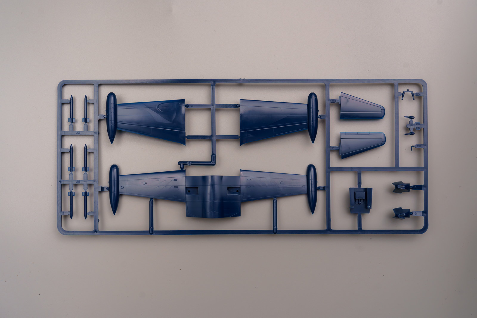 【板件评测】长谷川 JS-138 F9F-2 Panther 美国黑豹战斗机 1/72 HASEGAWA B22 拼装飞机模型