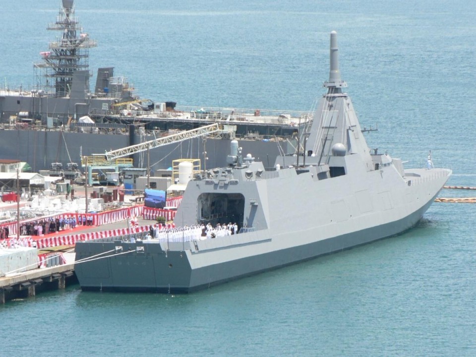 日本“涌别”号护卫舰入列 配备16单元垂发