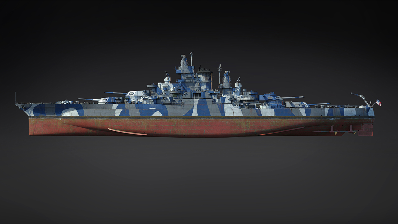 田纳西号战列舰 (BB-43):重炮甜心