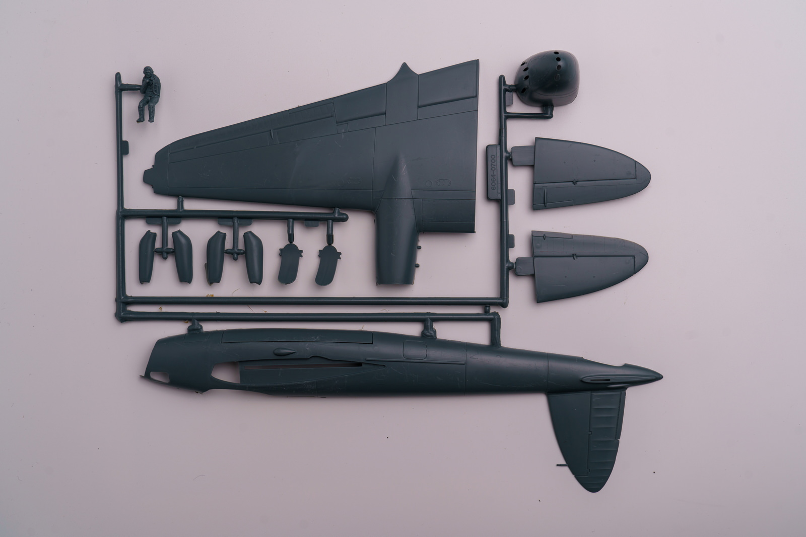 【板件评测】长谷川 德哈维兰蚊式战斗机 De Havilland DH.98 Mosquito 1/48 HM9 monogram 摩根 拼装飞机模型