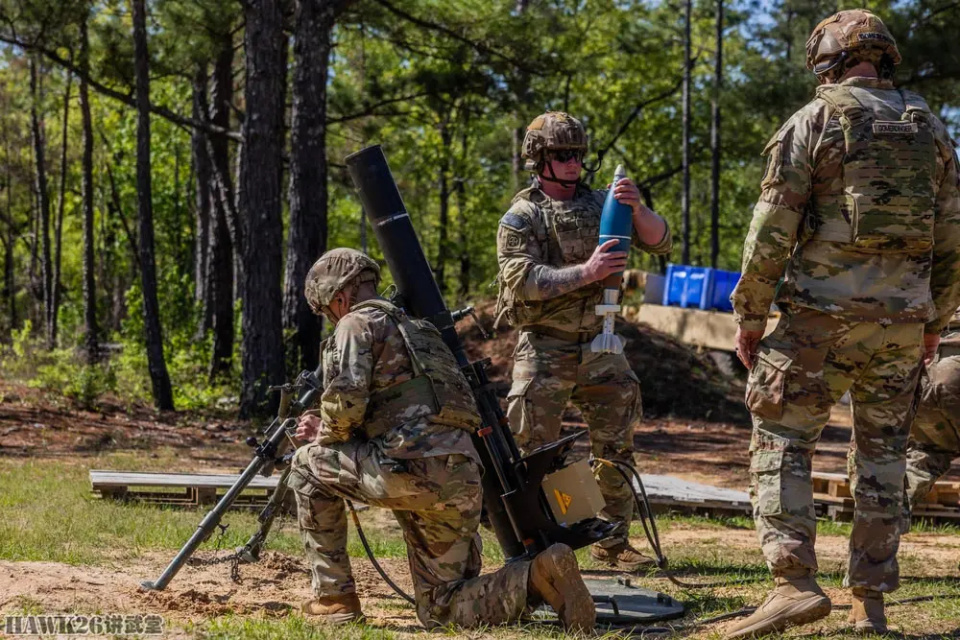 美军M120迫击炮经过改装 可适配制导炮弹