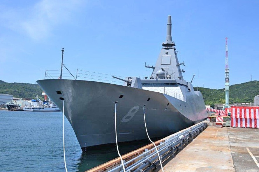 日本“涌别”号护卫舰入列 配备16单元垂发