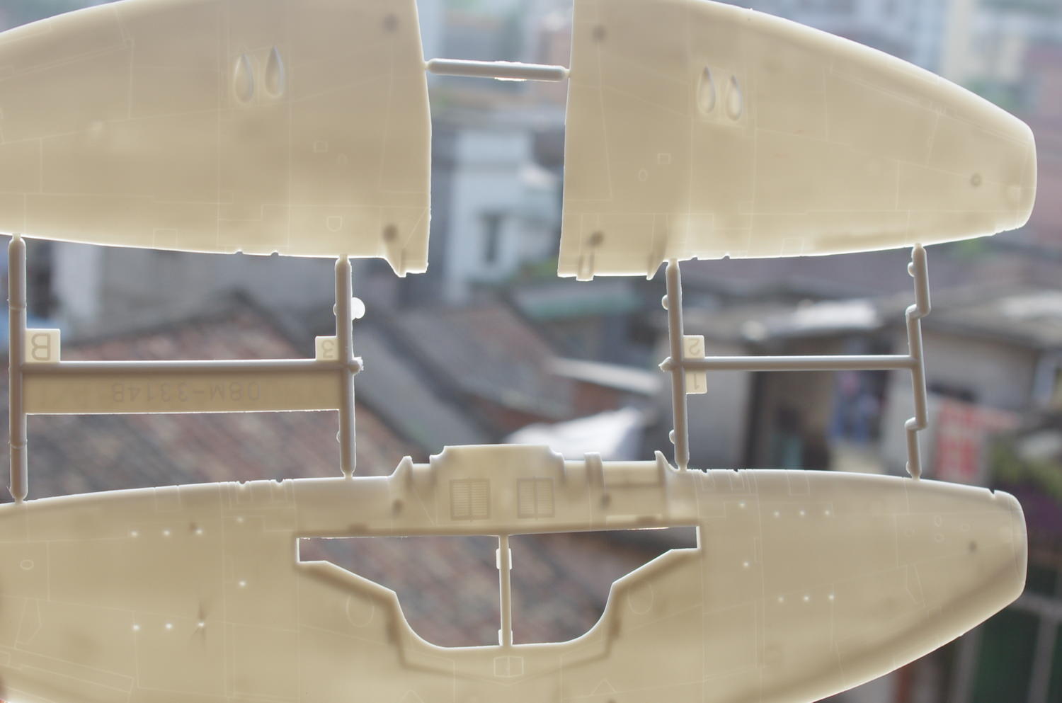 【板件评测】正德福 1/48 海怒战斗机 SEA FURY Kitech 08M-3314H 拼装飞机模型