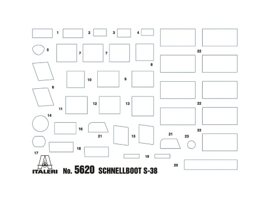 37120 5620 1/35 德国 海军鱼雷艇 Schnelboot S-38