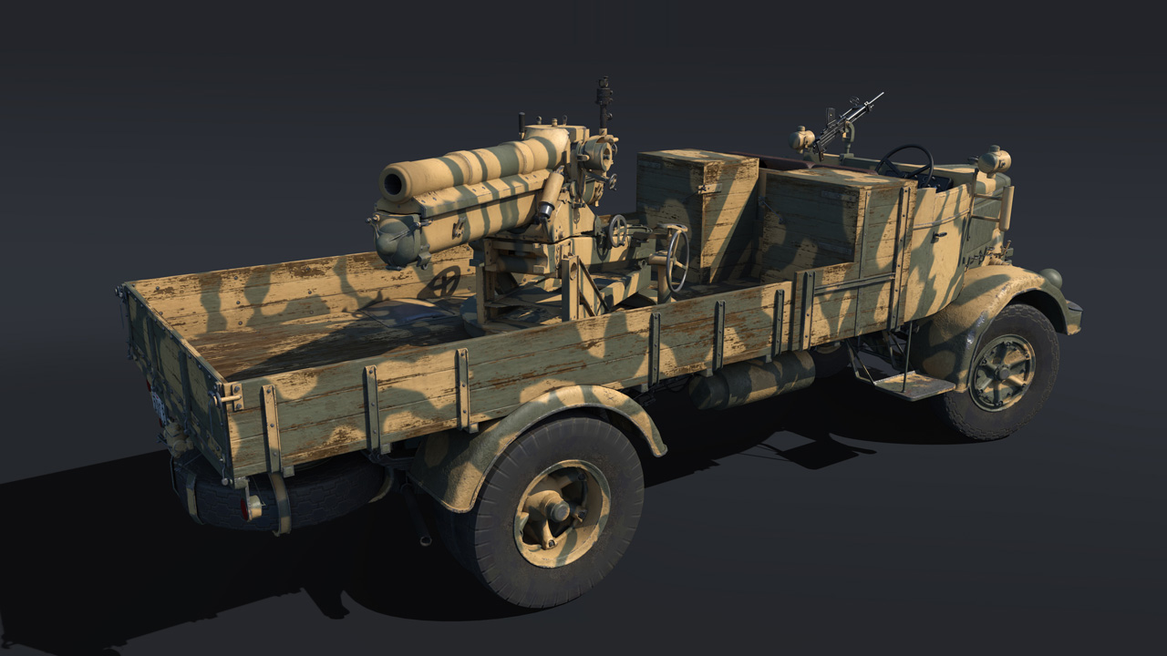 蓝旗亚 3 Ro 100/17 自行榴弹炮:扬砾飞炮