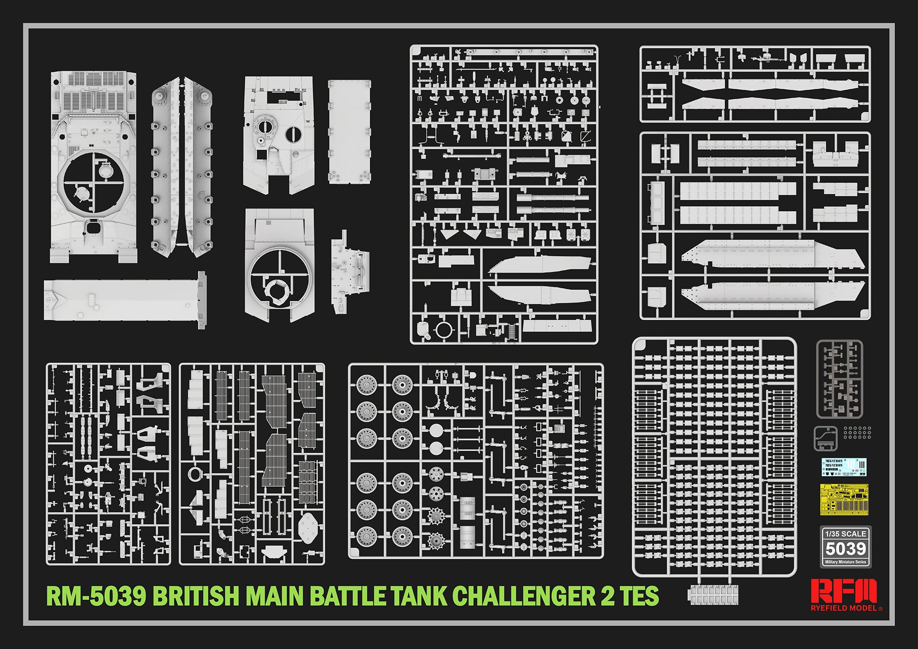 1/35 现代英国挑战者2型TES主战坦克