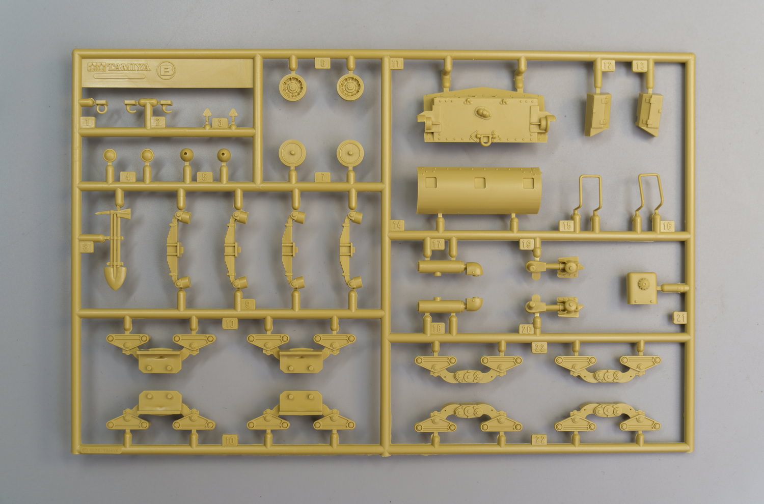 【板件评测】田宫 Carro Armato M13/40 1/35 35296