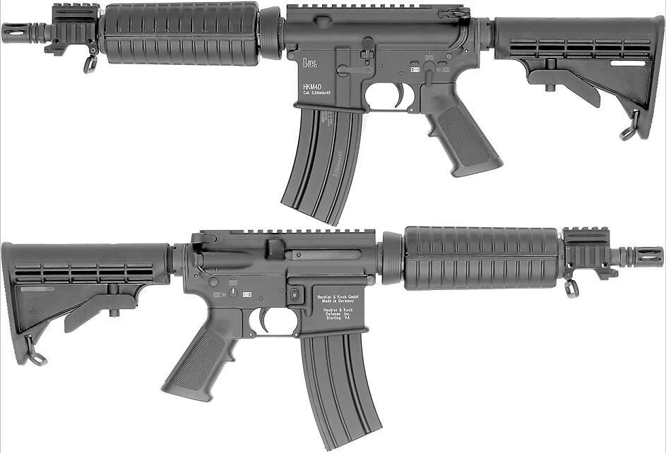 美军海豹与三角洲所用的HK416不同点