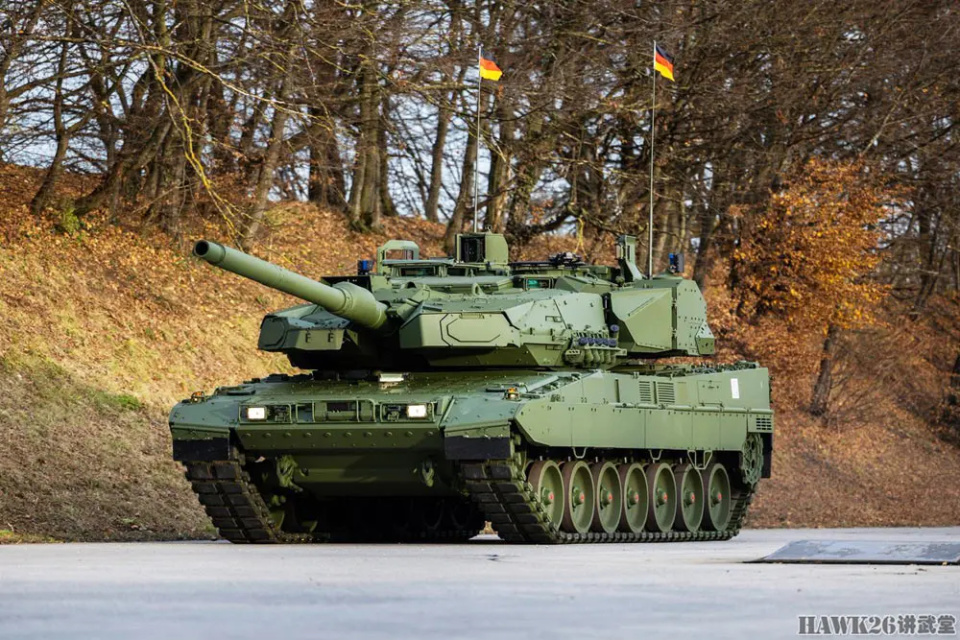 德国全新豹2A8主战坦克 可防无人机攻击