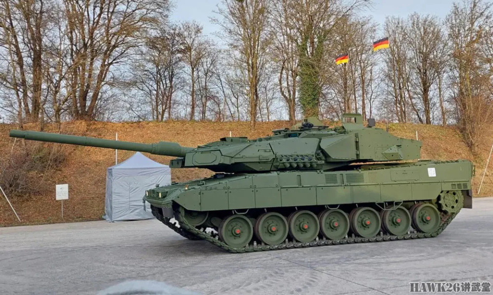 德国全新豹2A8主战坦克 可防无人机攻击